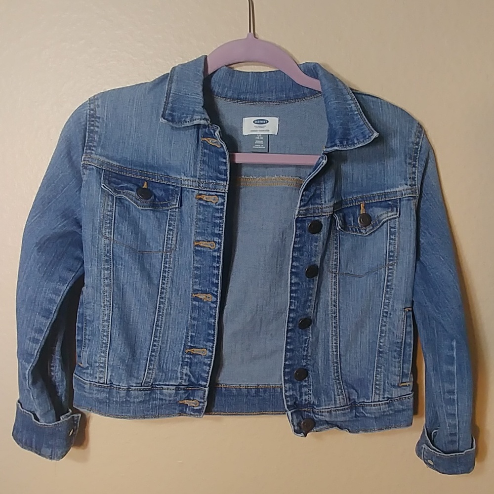 Old Navy Blue Jean Jacket L/G(10-12)